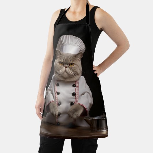 Grappig schort voor Britse kattenliefhebbers (Insitu)