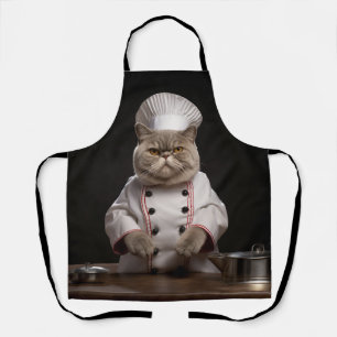 Grappig Schort Voor Britse Kattenliefhebbers