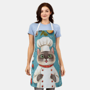 Grappig schort voor kattenliefhebbers