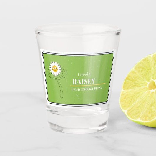 Grappig Schot glas (Voorkant)