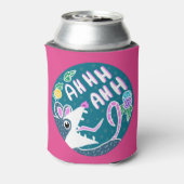 Grappig schreeuwen Possum & Bloemen Blikjeskoeler (Blikje Achterkant)