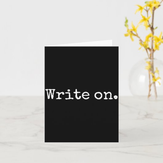 Grappig Schrijven Op Nieuwigheid Schrijven Schrijv Kaart (Gele Bloem)