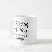 Grappig schrijver die je wil vermoorden koffiemok (Voorkant links)