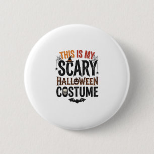 Grappig Schrikbarend Halloween Kostuum Vintage Shi Ronde Button 5,7 Cm
