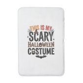 Grappig Schrikwekkend Halloween Kostuum Vintage Sh Badmat (Voorkant Verticaal)