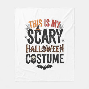 Grappig Schrikwekkend Halloween Kostuum Vintage Sh Fleece Deken