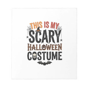 Grappig Schrikwekkend Halloween Kostuum Vintage Sh Notitieblok