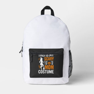 Grappig Schrikwekkend Moeder Kostuum Halloween Hek Bedrukte Rugzak