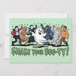 Grappig Schud je Boo-ty Vampier Mummy Ghost Kaart