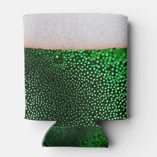 Grappig schuimig bier gepersonaliseerd blikjeskoeler (Achterkant)