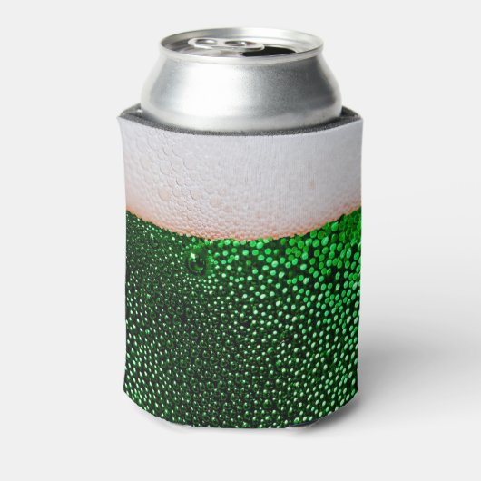 Grappig schuimig bier gepersonaliseerd blikjeskoeler (Blikje Achterkant)