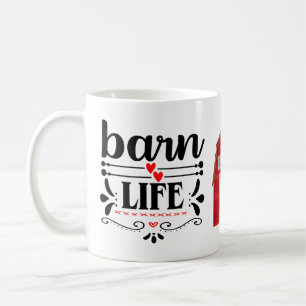 Grappig Schuurleven Paard Koe Kip Land Boer Koffiemok