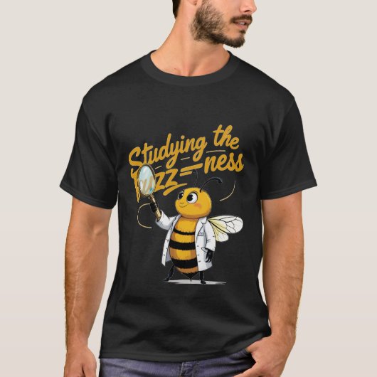 Grappig Science Bee T-shirt (Voorkant)