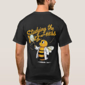 Grappig Science Bee T-shirt (Achterkant)