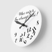 Grappig Script Clock, die ervoor zorgt dat ik alti Ronde Klok (Hoek)