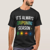 Grappig seizoen Couponbon Coupons Coupons T-shirt (Voorkant)