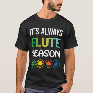 Grappig seizoen fluit t-shirt