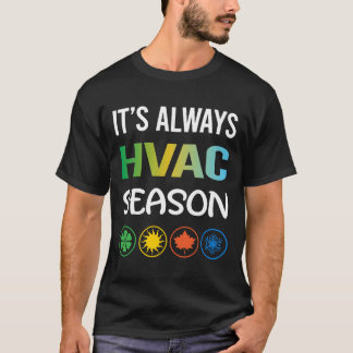 Grappig seizoen HVAC T-shirt