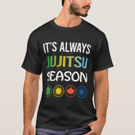 Grappig Seizoen Jujitsu Ju Jitsu Jiujitsu Jitsu T-shirt (Voorkant)
