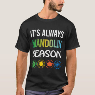 Grappig seizoen Mandoline T-shirt