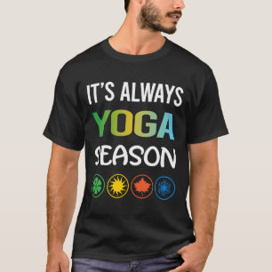 Grappig seizoen Yoga T-shirt