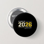 Grappig Senior Jaar 2026 Afstuderen Klasse van 202 Ronde Button 5,7 Cm (Voorkant /achterkant)