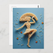 Grappig sexy dansen Ramen Lady Briefkaart (Voorkant / Achterkant)