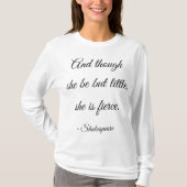 Grappig Shakespeare Quote T-shirt (Voorkant)