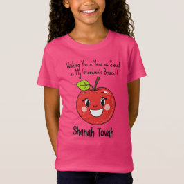 🍎Grappig Shanah Tovah met aangepaste tekst T-shirt