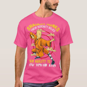 Grappig Shaolin Monk Kung Fu T-shirt