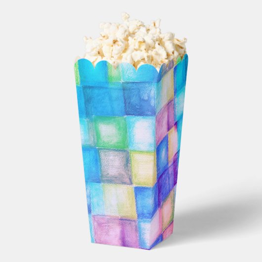 Grappig Shapes patroon - gekleurde 5a Bedankdoosjes (Popped)