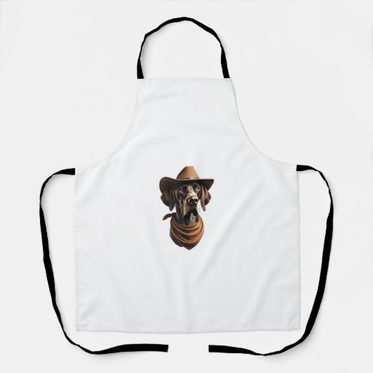 Grappig Sheriff Hond Shirt Duitse Pointer Hond Mam Schort (Voorkant)