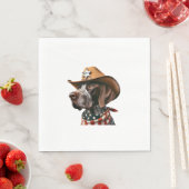 Grappig Sheriff Hond Shirt Duitse Pointer Hond Mam Servet (Insitu)