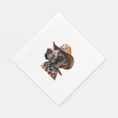 Grappig Sheriff Hond Shirt Duitse Pointer Hond Mam Servet (Hoek)