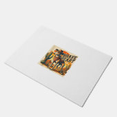 Grappig Sheriff Hond Shirt Greyhound Whippet Hond Deurmat (Schuin)