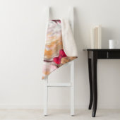 Grappig Sherpa Blanket Gentleman Pig met Roos Sherpa Deken (In situ)