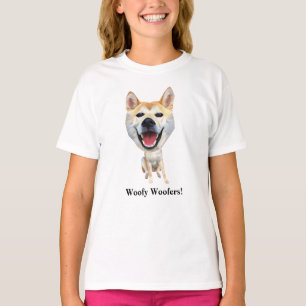 Grappig Shiba Inu Meisje T-shirt