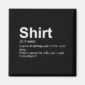 Grappig Shirt Definitie Eigenzinnig Definitie Ontw Magneet (Voorkant)