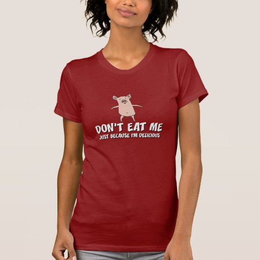Grappig shirt: Eet me niet T-shirt (Voorkant)