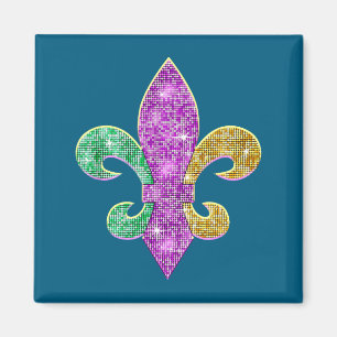 Grappig shirt Gelukkig Mardi Gras Carnaval Orleans Magneet