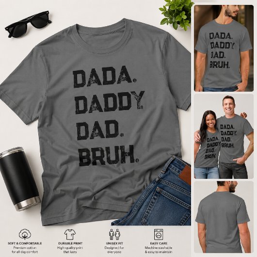 Grappig shirt-PAPA DADDY BRUCH T-shirt
