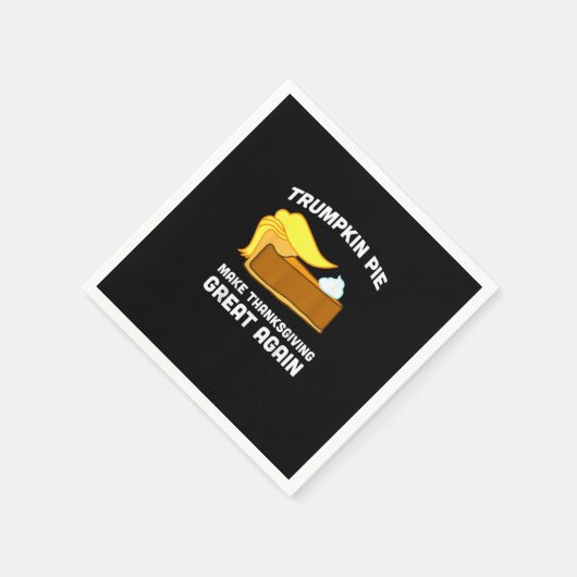 Grappig Shirt Trumpkin Pie Maak Thanksgiving Groot Servet (Hoek)