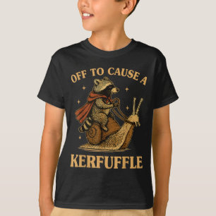 Grappig shirt uit vanwege opschudding wasbeer weir