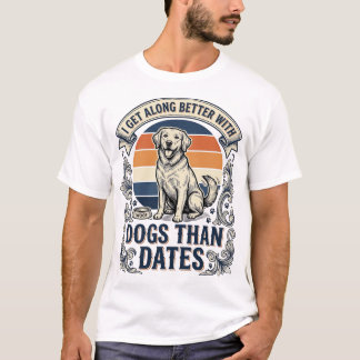 Grappig shirt voor hondenliefhebbers Vintage gravu