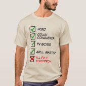 Grappig shirt voor man, vader of vriend – grap cad (Voorkant)