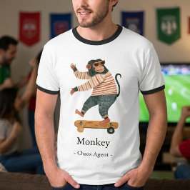 Grappig Shirt voor Voetbal Kijkfeest van Apenfamil