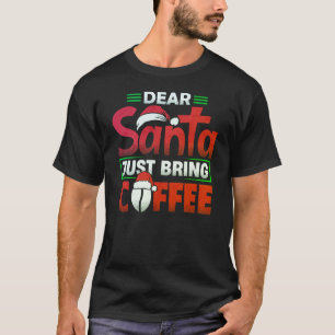 Grappig shirt vraagt kerstman om koffie