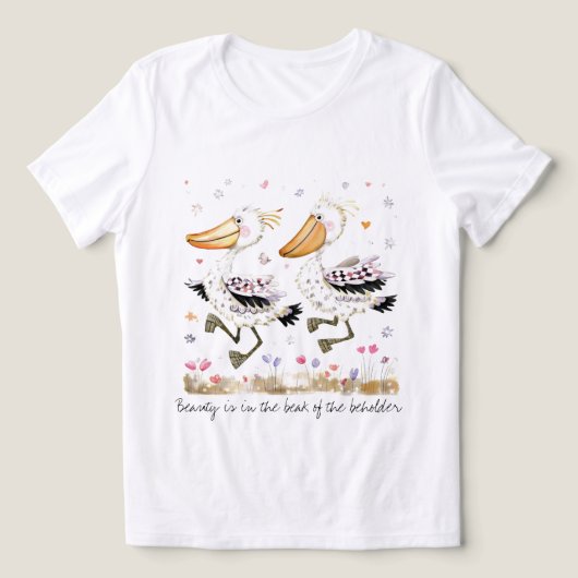 Grappig Shoebill T-shirt (Design voorkant)