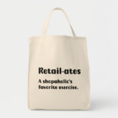 Grappig Shopaholic Tote Bag (Voorkant)