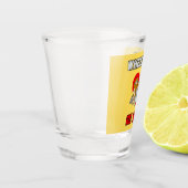 GRAPPIG! Shot Glass Caveman - Wheel You Be Mine? Shot Glas (Links)